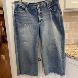 NYDJ Wide Leg Cropped Jeans 16W